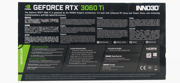 Обзор и тест видеокарты INNO3D GeForce RTX 3060 Ti Twin X2 OC