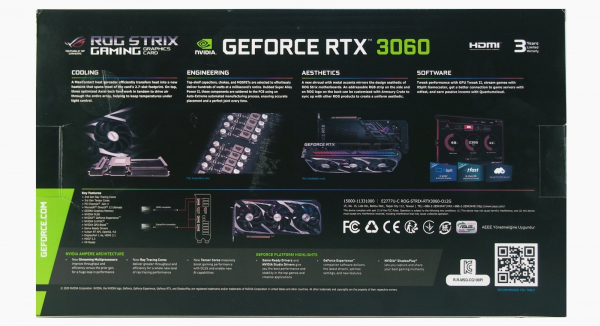 Обзор и тест видеокарты ASUS ROG Strix GeForce RTX 3060 OC