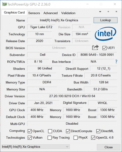 Обзор ноутбука Dell XPS 13 9310