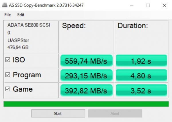 Обзор и тестирование внешнего твердотельного накопителя ADATA SE800 на 512 ГБ