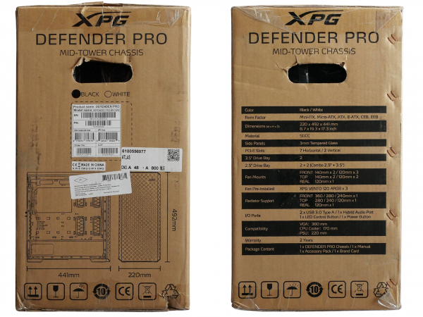 Обзор корпуса XPG Defender Pro